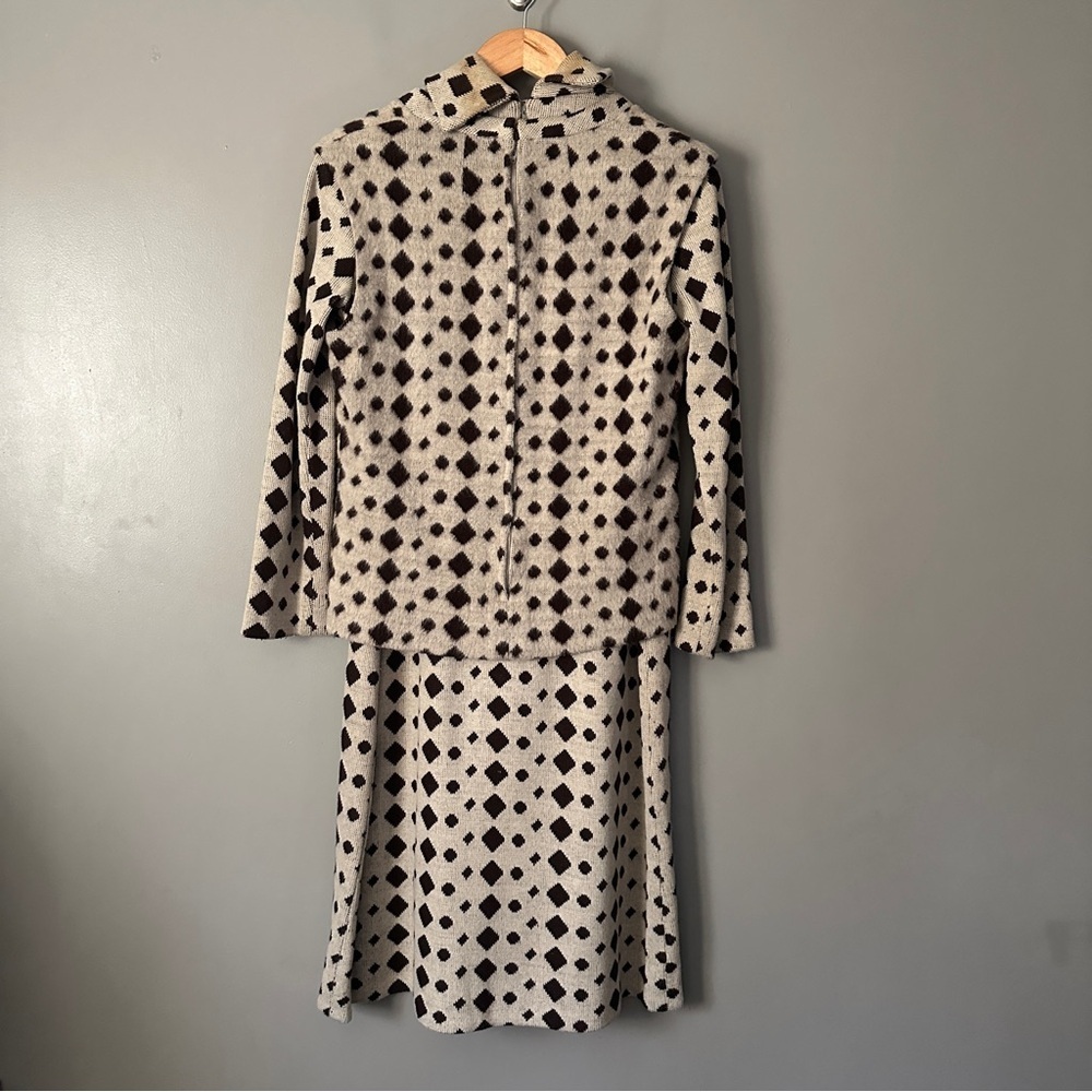 Vintage Jeremy by Alan Phillips Patterned Dress and sweater - Picture 4 of 15